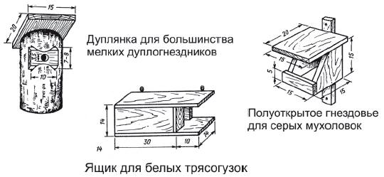 Скворечник для трясогузки чертеж